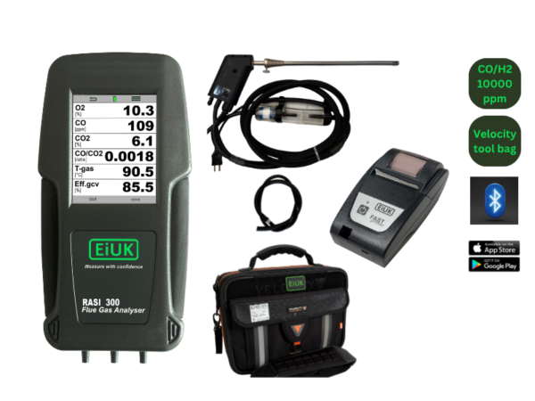 RASI300-KIT-02 – Flue Gas Analyser bluetooth and Printer Kit